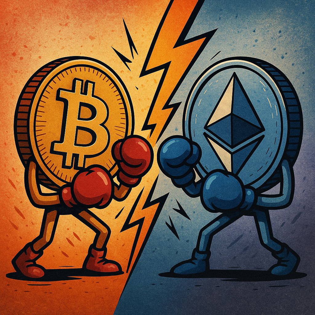 Bitcoin vs Ethereum les différences